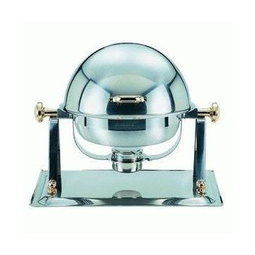 SUNNEX ROLL-TOP CHAFING DISH ROND VERGULD
