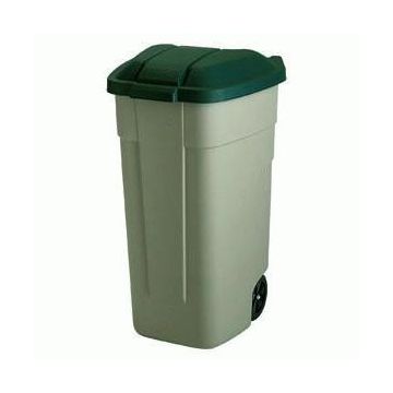 MOBIELE CONTAINER DEKSEL GROEN 100L