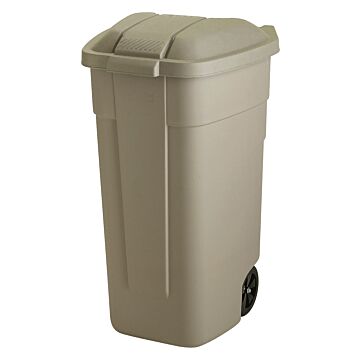 MOBIELE CONTAINER BEIGE DEKSEL 100L