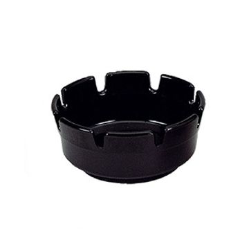 MELAMINE ASBAK ZWART 10CM