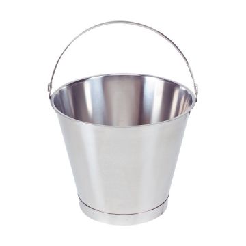 EMMER, RVS, STOOTRAND+MAATVERD. 15 LTR