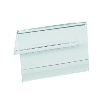 MENUSTANDAARD PLEXI 12x 8 CM