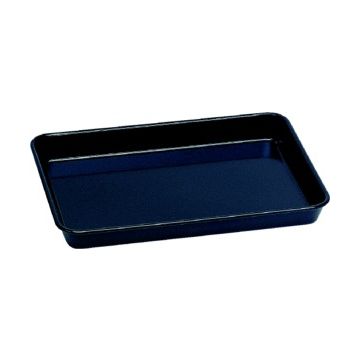 WACA VLEESBAK MELAMINE ZWART 35x25 CM