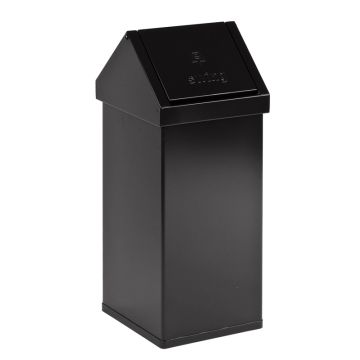CARRO-SWING AFVALBAK 55L ZWART