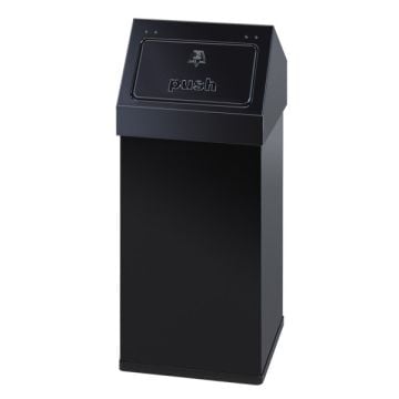 CARRO-PUSH AFVALBAK 110L ZWART