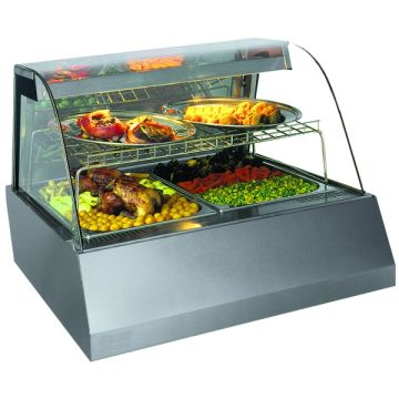 HAKVOORT WARMHOUDVITRINE KENTUCKY HOT 2/1GN