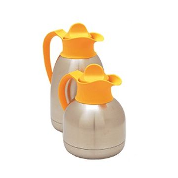 THERMOSKAN RVS 1.5 LTR YELLOWLINE