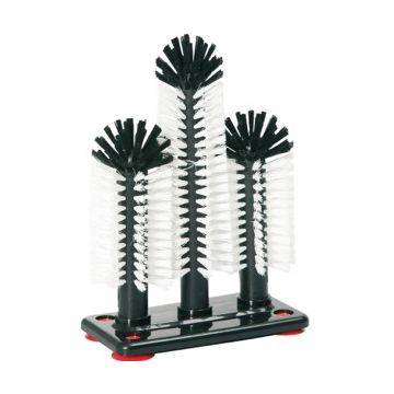GLAZENSPOELBORSTEL 3-DELIG NYLON 180/250