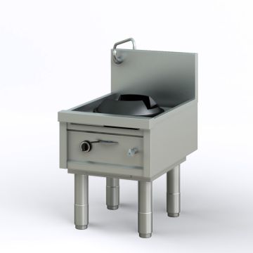 RUBBENS WOKTAFEL GAS WANDMODEL 1x 27,5KW