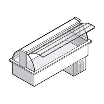 DROP IN KOELVITRINE 4 X 1/1 GN