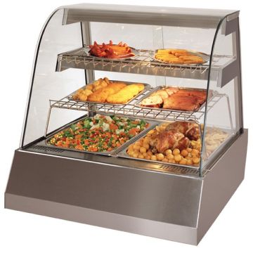 HAKVOORT WARMHOUDVITRINE KENTUCKY HOT 2/1GN HOGE VERSIE