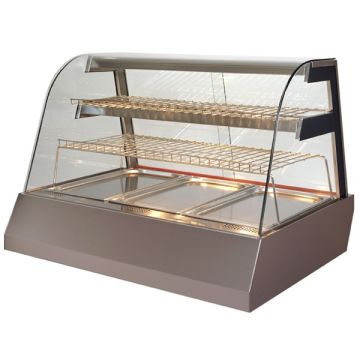HAKVOORT WARMHOUDVITRINE KENTUCKY HOT 3/1GN HOGE VERSIE