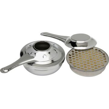 FONDUEBRANDER VERCHROOMD PER 2 VERPAKT
