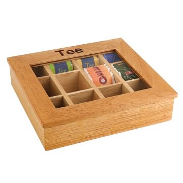 THEEDOOS HOUT 12-VAKS ACRYL VENSTER