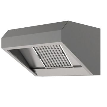 AFZUIGKAP RVS 100 CM