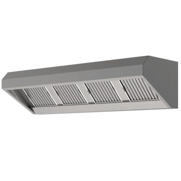 AFZUIGKAP RVS 250 CM