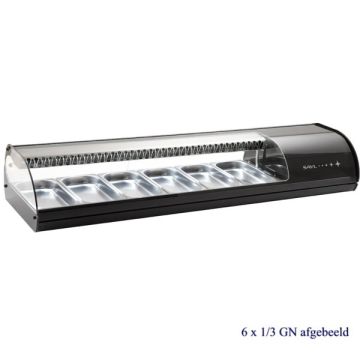 SAYL SUSHIVITRINE 4 GN 1/3x40 ZWART