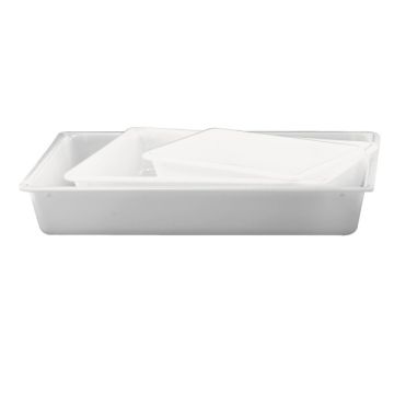 RESTBAK KUNSTSTOF WIT 6 LTR.