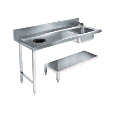 AANVOERTAFEL 180CM LINKS