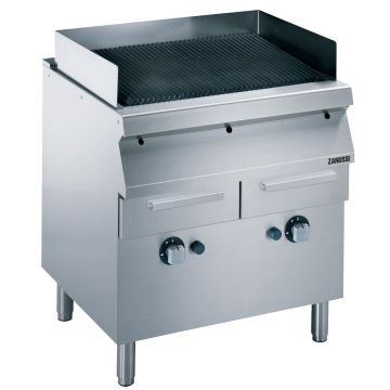 ZANUSSI GRILL GAS DUBBEL OP ONDERBOUW