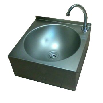 PROFINOX HANDENWASBAK 40x40CM KNIEBEDIENING