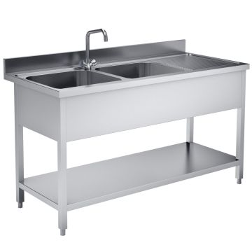 SPOELTAFEL 160x70 2 BAKKEN LINKS
