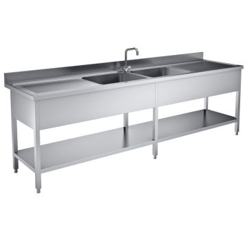 SPOELTAFEL 280x70 2 BAKKEN MIDDEN