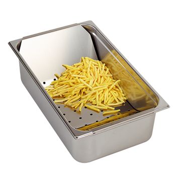 FRITES UITSCHEPBAK 1/1 GN + GEPERF.INLEG