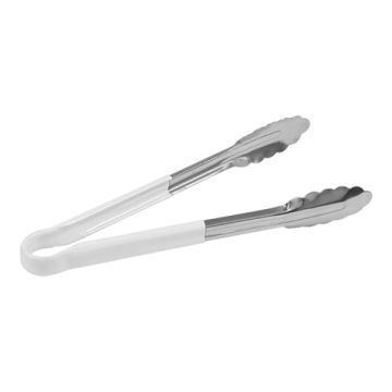 SERVEERTANG RVS/WIT 23CM.