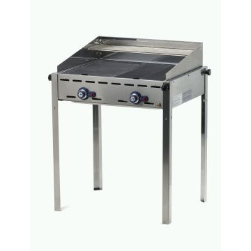GAS BARBECUE "GREEN FIRE" 2 BRANDERS