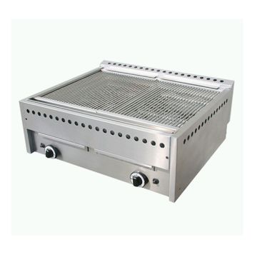 EMGA LAVASTEENGRILL AARDGAS, RVS