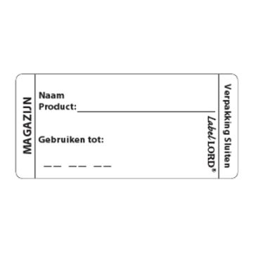 LABELLORD ETIKET MAGAZIJN, ROL 250 STUKS