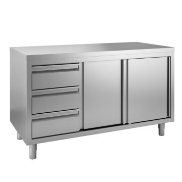 PROFINOX RVS WERKTAFEL 1600MM