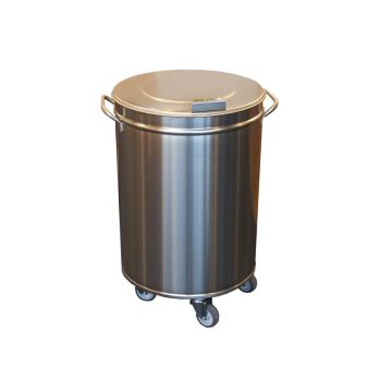 VERRIJDBARE AFVALBAK  ø38x60CM 50 LTR