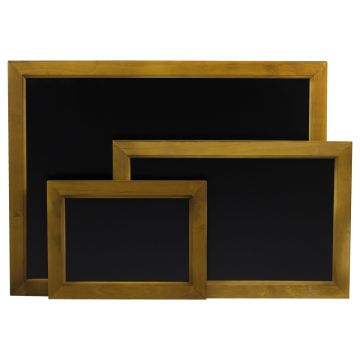 MUUR KRIJTBORD 30X40CM MET HOUTEN LIJST