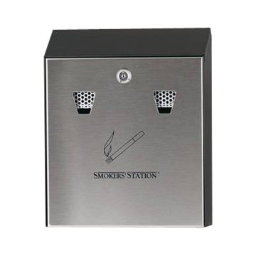 RUBBERMAID WANDASBAK RVS/ZWART