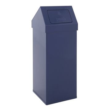 CARRO-PUSH AFVALBAK 110 LTR BLAUW