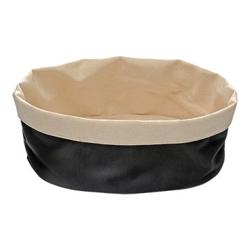 BROODMAND KATOEN OVAAL BEIGE ZWART