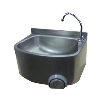 PROFINOX HANDENWASBAK 48x30,5CM KNIEBED.
