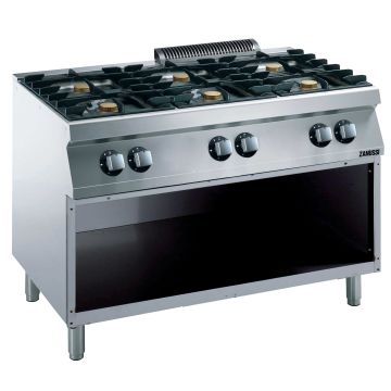 ZANUSSI KOOKTAFEL GAS 6-PITS