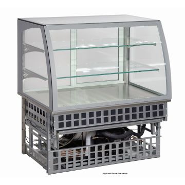 HAKVOORT GEBAKSVITRINE VIRGINIA 1000 SERVE OVER DROP-IN VERSIE