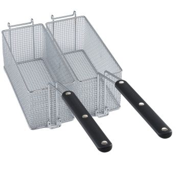 2 HALVE MANDEN M/HAAK 18&23L FRITEUSE