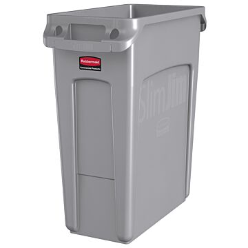 RUBBERMAID SLIM-JIM CONTAINER 60 LTR GRIJS