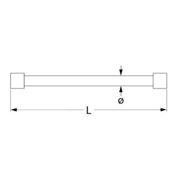 KWARTSELEMENT  460W 76V L 545mm Ø 11mm