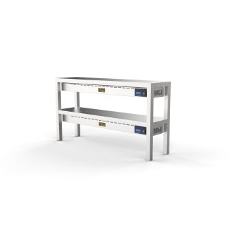 HAKPRO VERWARMDE ETAGERE DUBBEL 1200MM