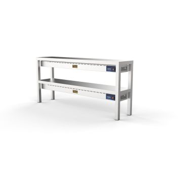 HAKPRO VERWARMDE ETAGERE DUBBEL 1400MM