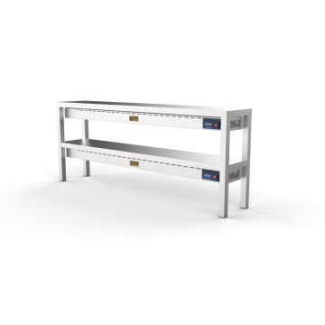 HAKPRO VERWARMDE ETAGERE DUBBEL 1600MM
