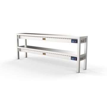 HAKPRO VERWARMDE ETAGERE DUBBEL 1800MM