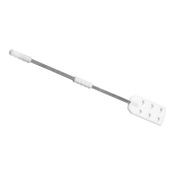 ROERSPATEL RVS 120 CM. MET GATEN