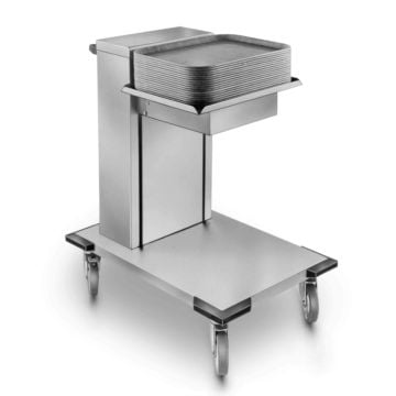 VERRIJDBARE LOWERATOR KORVEN/ 1/1GN DIENBLADEN - OPEN MODEL ONVERWARMD TYPE OX-MS/F
